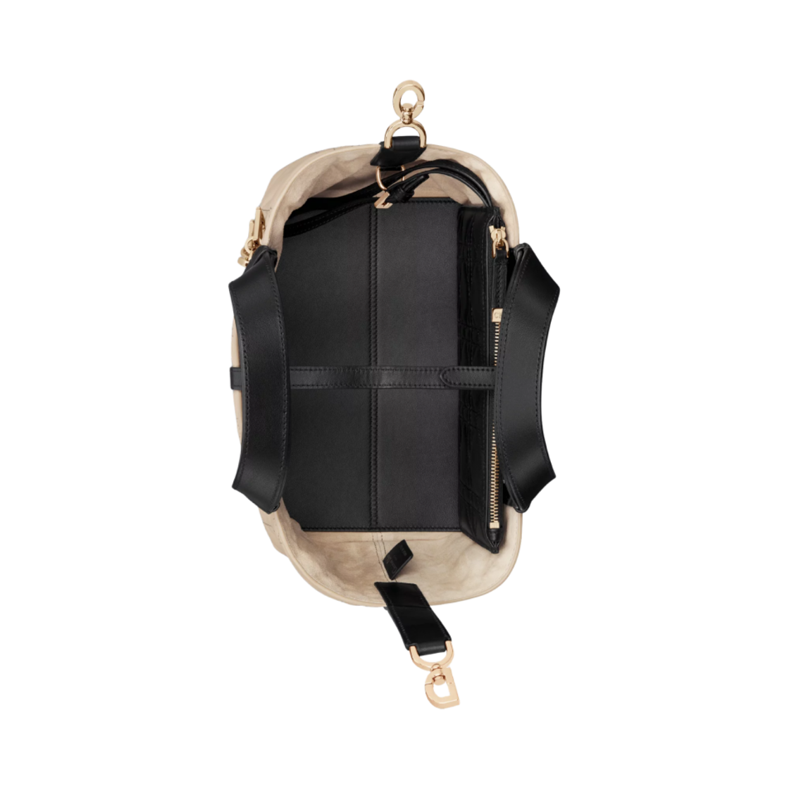 디올 스몰 뚜주흐 백 매크로까나쥬 카프스킨 로프 베이지 블랙(Dior Small Toujours Bag Macrocannage Calfskin Rope Beige Black) - 3