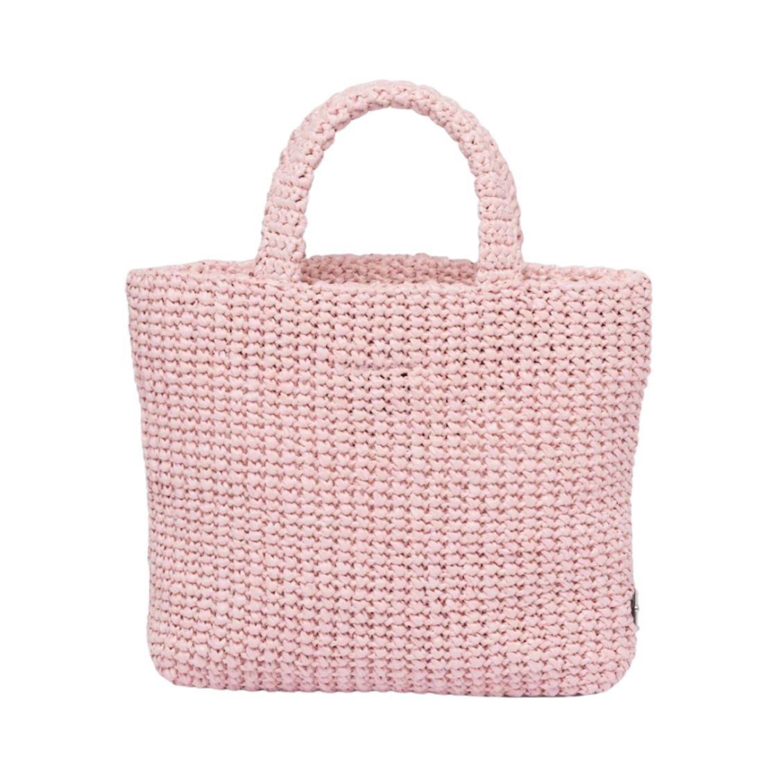 프라다 스몰 크로쉐 토트백 앨러배스터 핑크(Prada Small Crochet Tote Bag Alabaster Pink) - 2