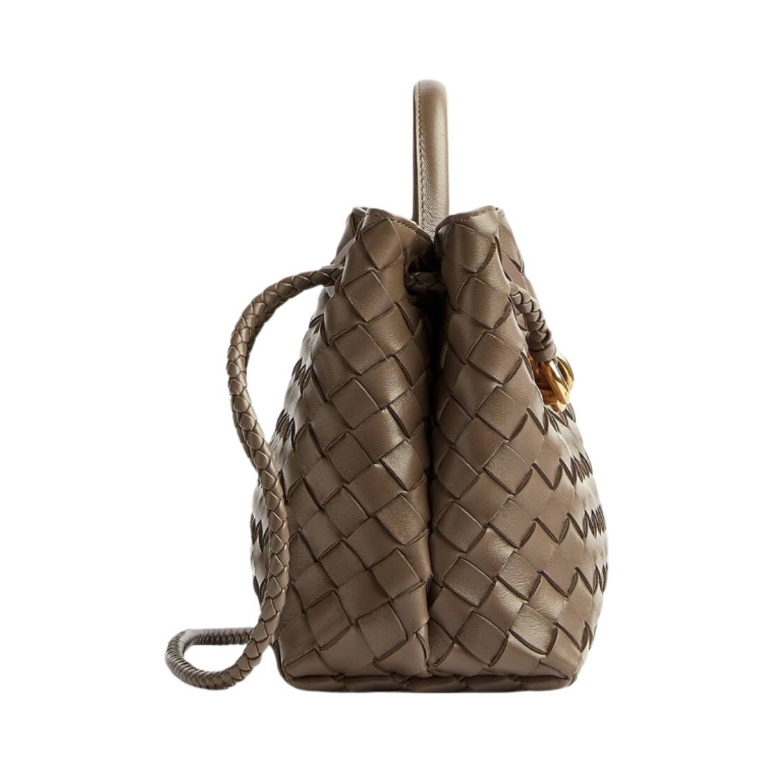 보테가 베네타 스몰 안디아모 토프 그레이(Bottega Veneta Small Andiamo Taupe Grey) - 2