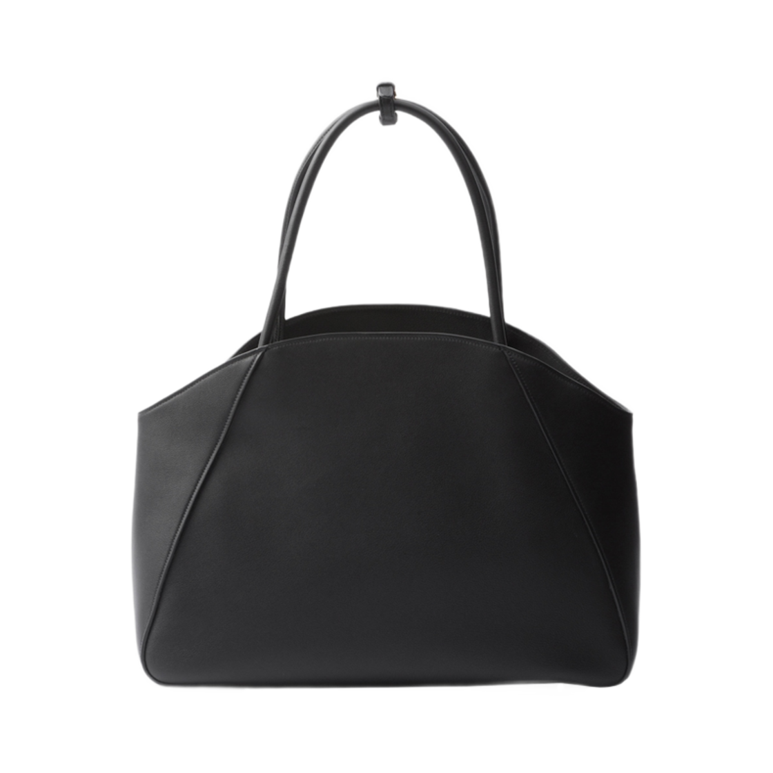 프라다 라지 레더 토트백 블랙(Prada Large Leather Tote Bag Black) - 3