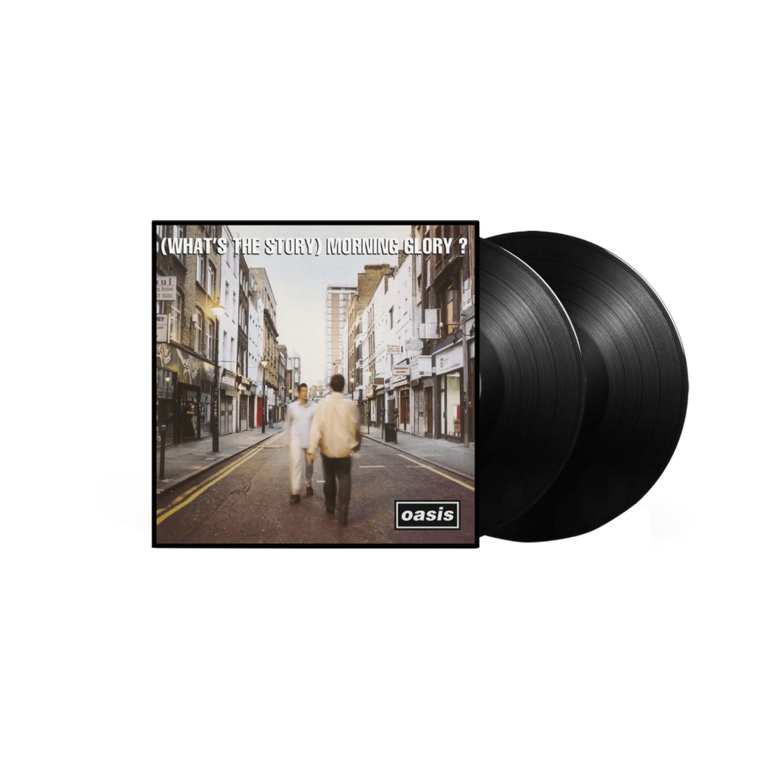 오아시스 정규 2집 (왓츠 더 스토리) 모닝 글로리 LP 블랙 (2LP)(Oasis 2nd Album (Whats The Story) Morning Glory LP Black (2LP))