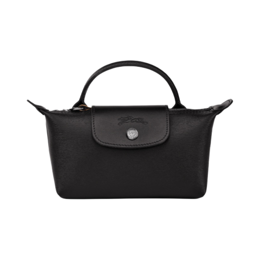 Longchamp Le Pliage City Handle Pouch Black