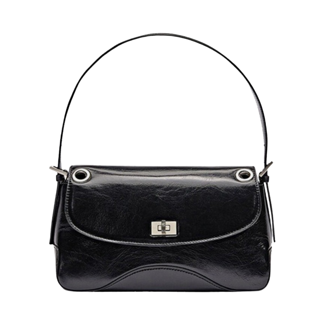 24062102 APOA Mellizo Shoulder Bag Black