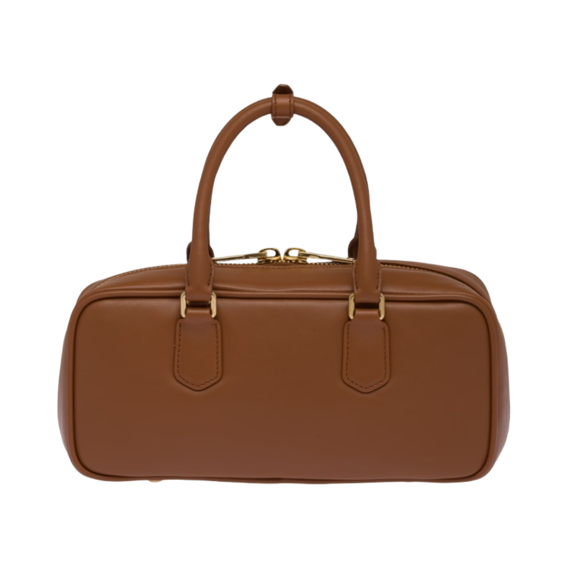 미우 미우 아르카디아 레더 백 꼬냑(Miu Miu Arcadie Leather Bag Cognac) - 3