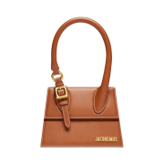 Jacquemus Le Chiquito Moyen Boucle Signature Buckled Handbag Light Brown