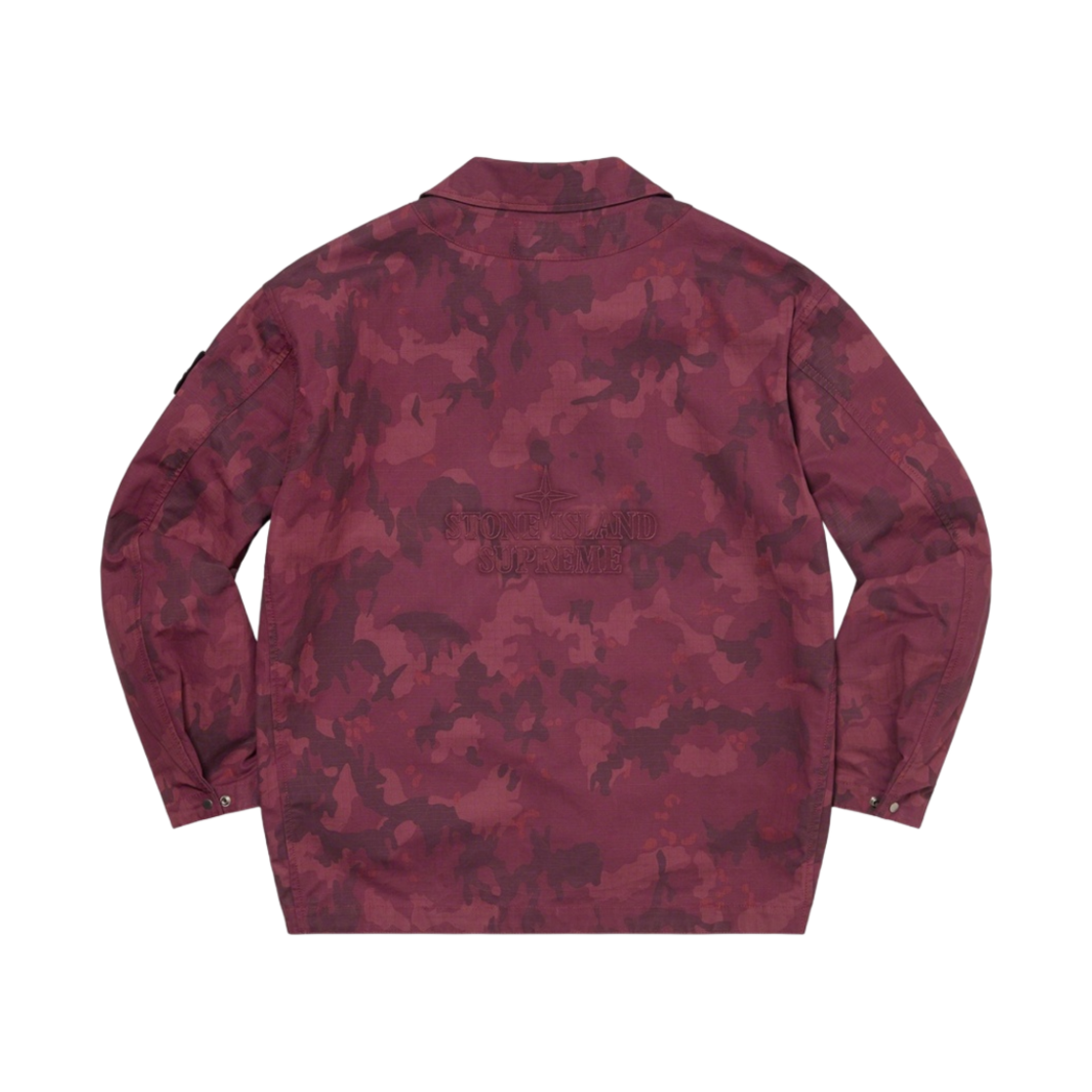 슈프림 x 스톤 아일랜드 리액티브 아이스 카모 립스탑 자켓 레드 - 22SS(Supreme x Stone Island Reactive Ice Camo Ripstop Jacket Red - 22SS) - 4