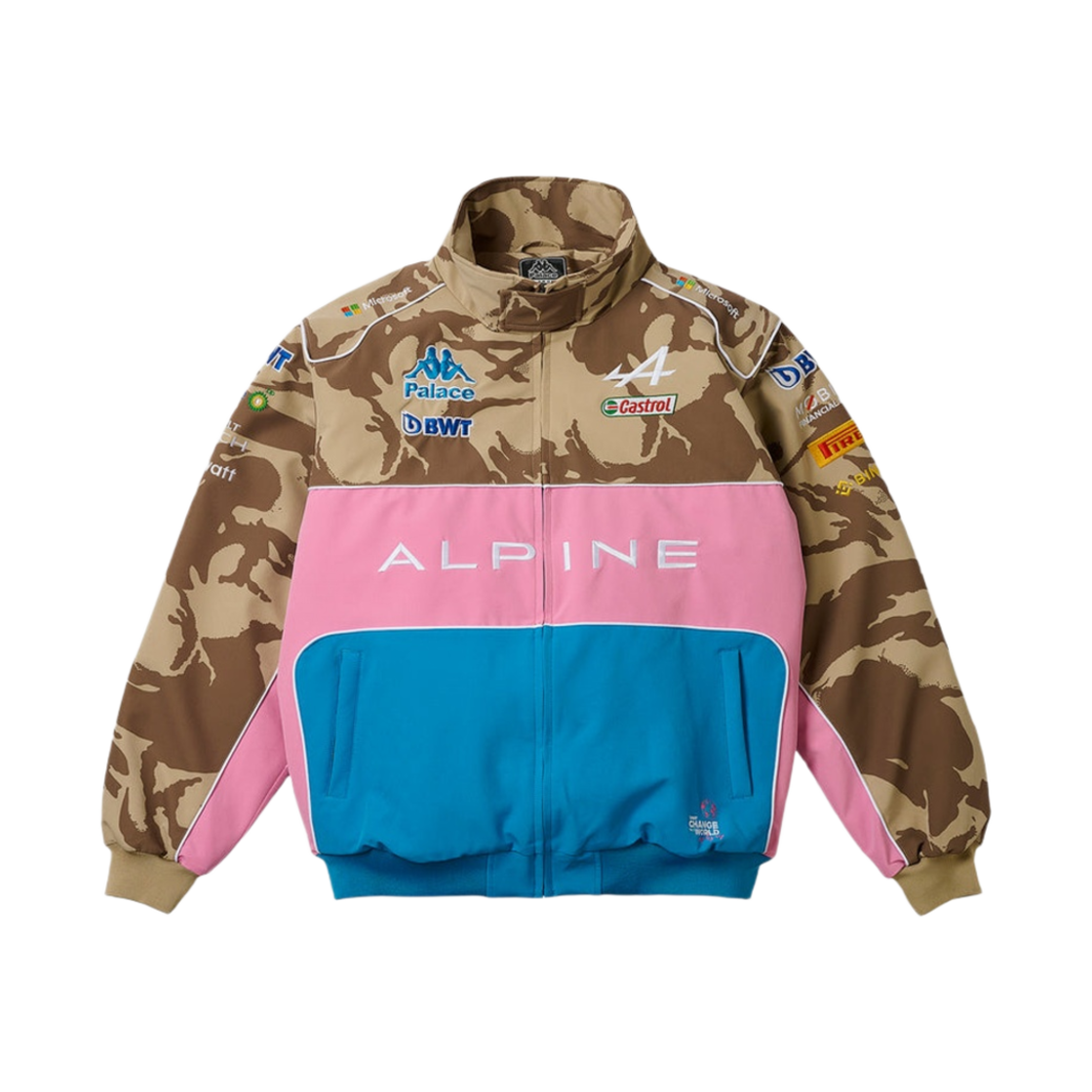 팔라스 x 카파 포 알파인 피트 자켓 데저트 카모 - 23FW(Palace x Kappa For Alpine Pit Jacket Desert Camo - 23FW)