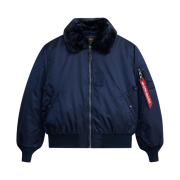 ALPHA INDUSTRIES ALPHA B-15 Flight Jacket Replica Blue
