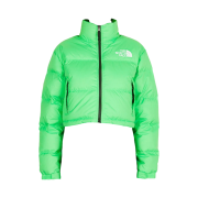 (W) The North Face Nuptse Short Jacket Green