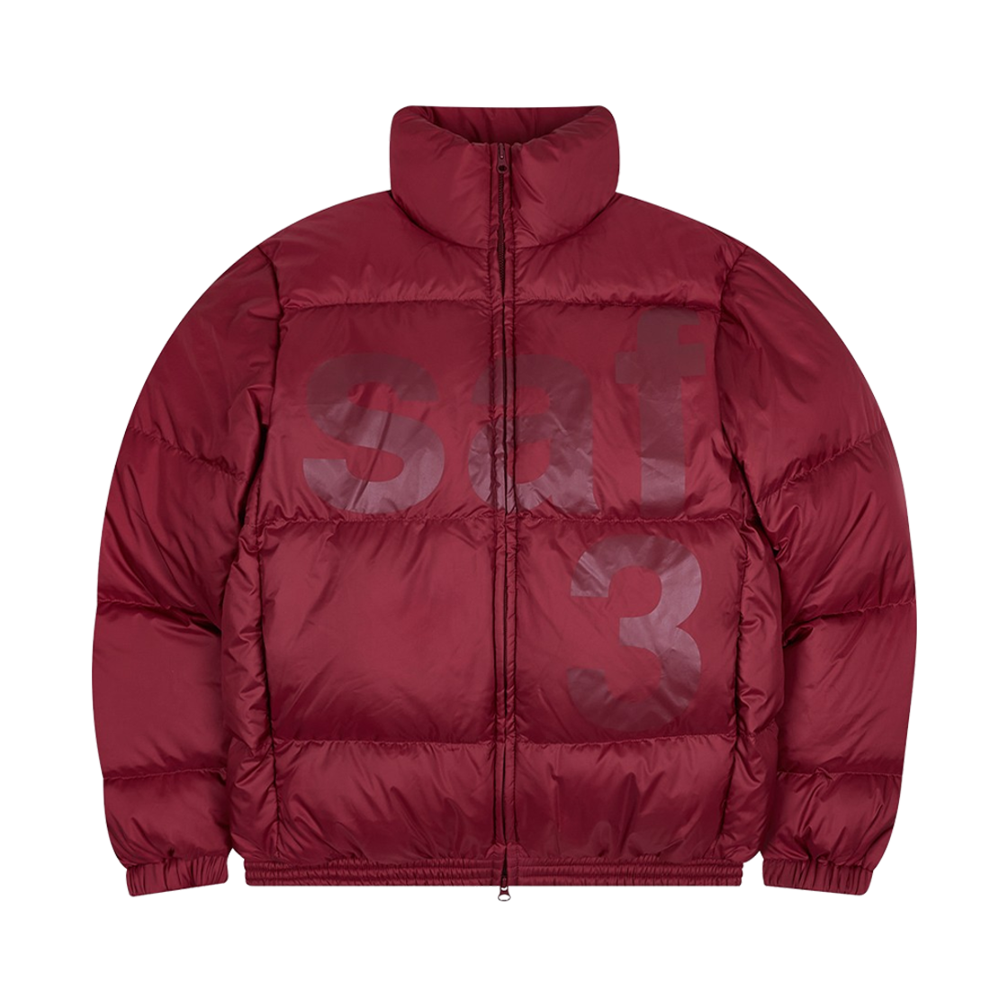 saf00383 Safarispot Basic Safari Down Jacket Burgundy