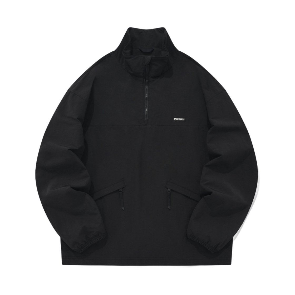 커버낫 윈드브레이커 아노락 자켓 블랙(Covernat Windbreaker Anorak Jacket Black) - 1