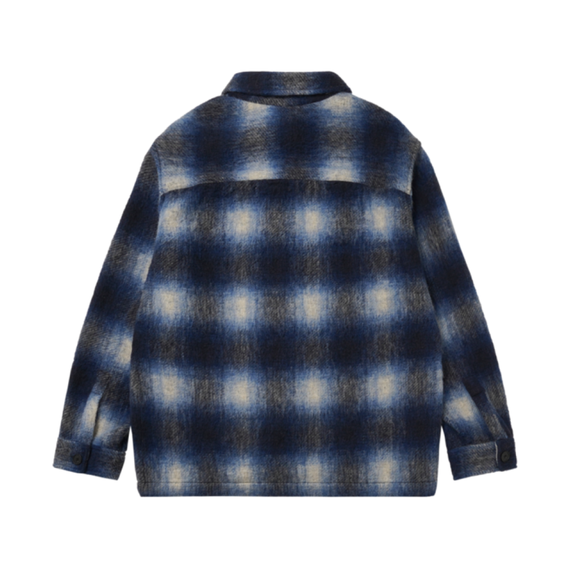 자라 텍스처드 체크 오버셔츠 블루(Zara Textured Check Overshirt Blue) - 2