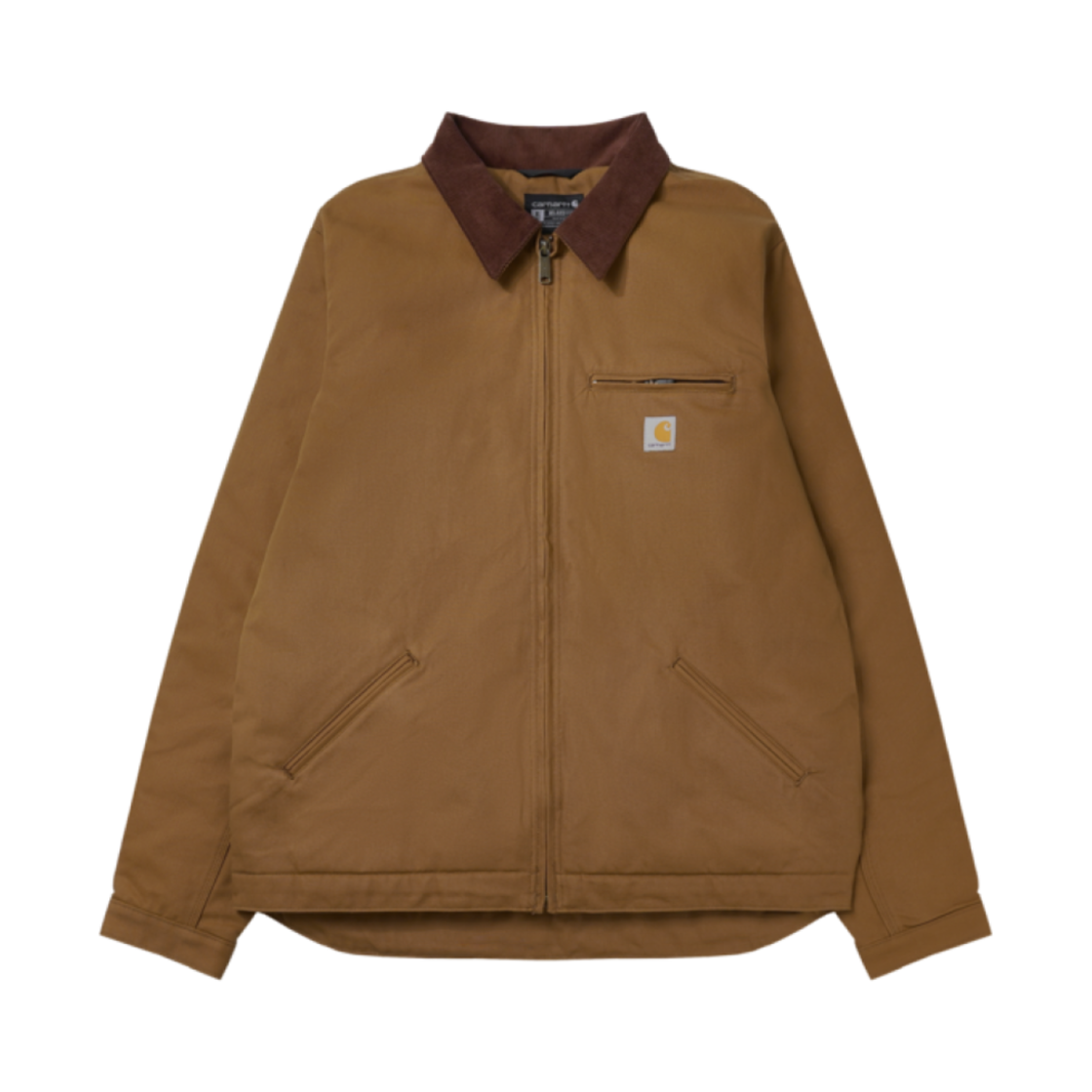 103828-BRN Carhartt Blanket Lined Relaxed Fit Tall Duck Detroit Jacket Carhartt Brown