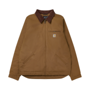 Carhartt Blanket Lined Relaxed Fit Tall Duck Detroit Jacket Carhartt Brown