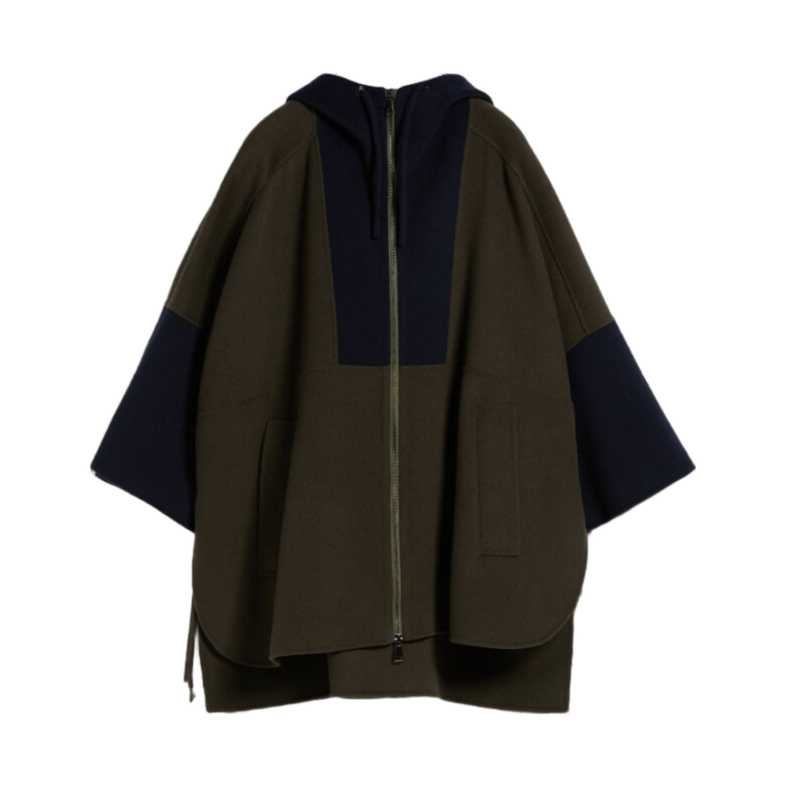 (W) 위켄드 막스마라 갈라 오버사이즈드 자켓 울 카키((W) Weekend Max Mara Gala Oversized Jacket In Wool Kaki) - 1