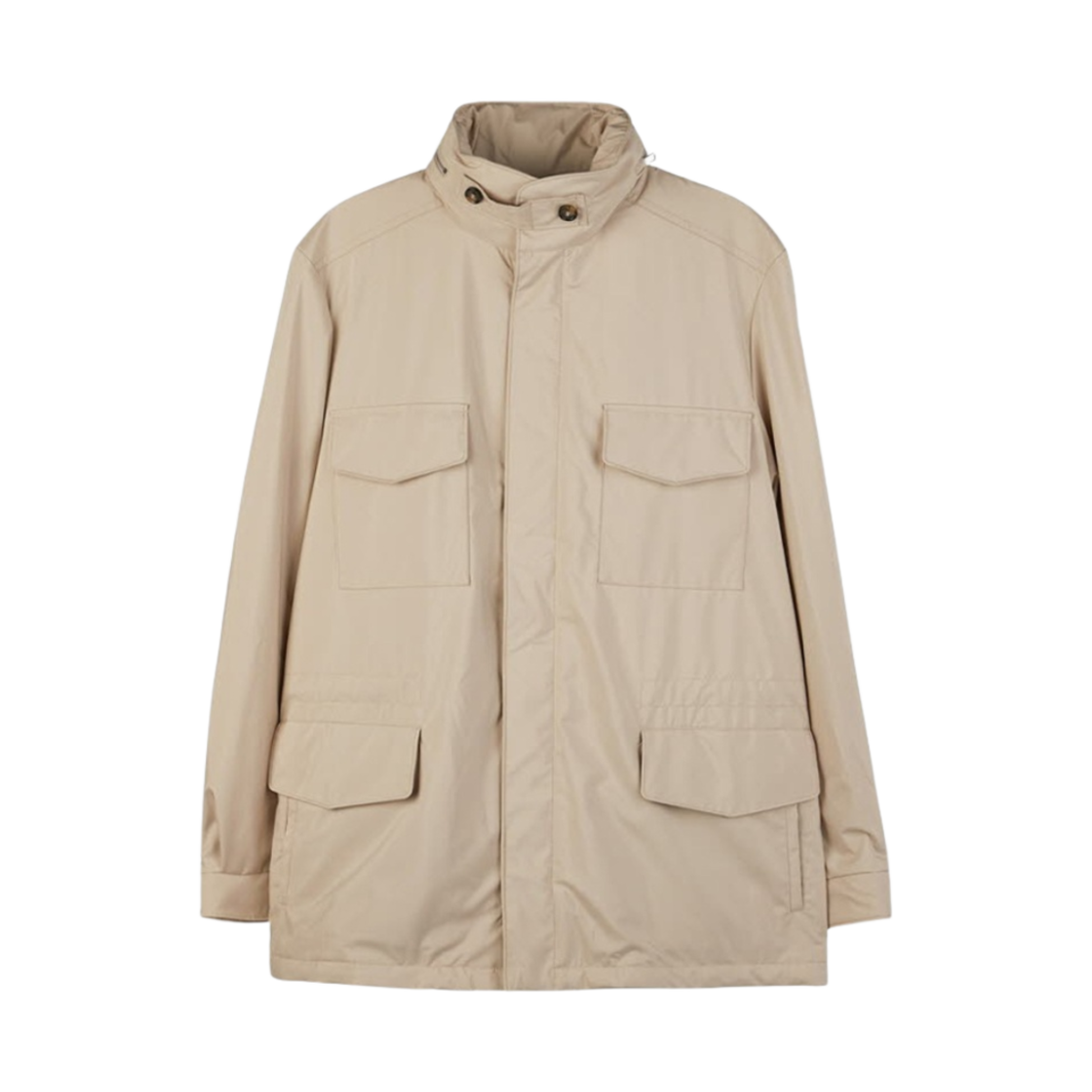 FAI1437-D235 Loro Piana Microfiber Storm System Windmate Traveller Jacket Sandshell
