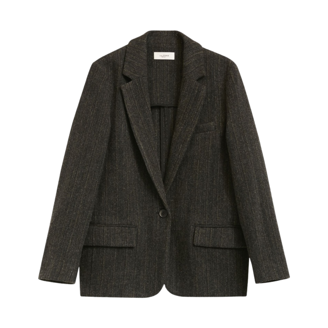 (W) 이자벨 마랑 샤를리 울 테일러드 자켓 블랙