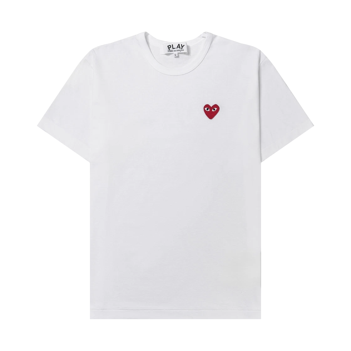 Play Comme des Garcons Play Comme des Garcons Red Heart T-Shirt White · XS