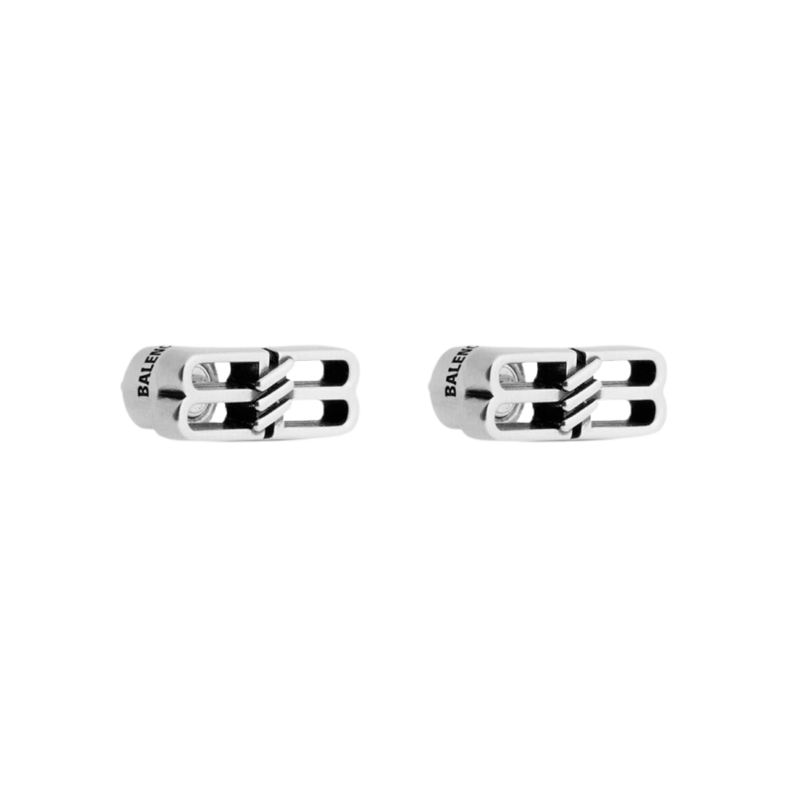 (W) 발렌시아가 BB 아이콘 이어링 앤티크 실버((W) Balenciaga BB Icon Earrings Antique Silver) - 2