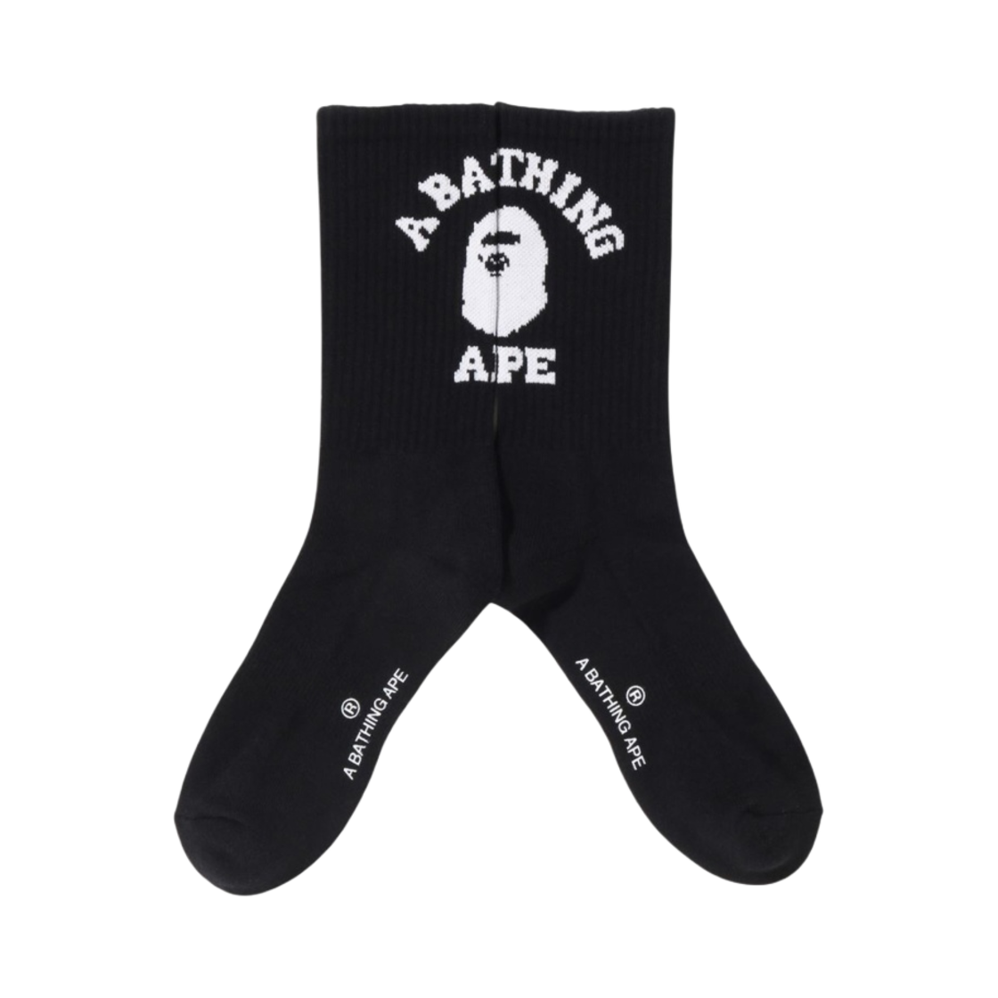 베이프 컬리지 삭스 블랙(BAPE College Socks Black) - 2