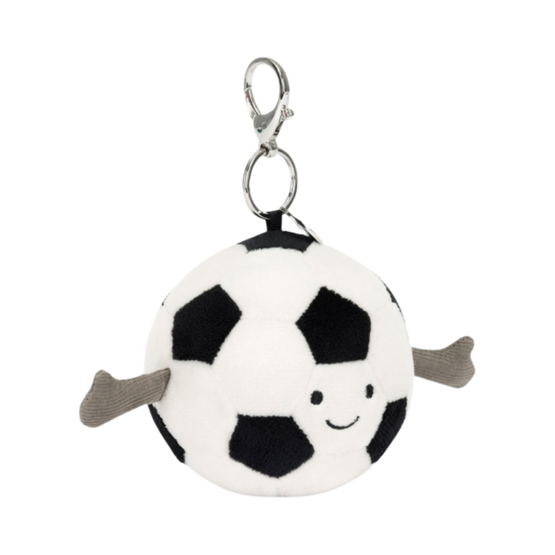 AS4UKFBC Jellycat Amuseable Sports Football Bag Charm