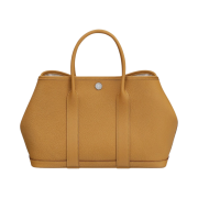 Hermes Garden Party 30 Bag Negonda & Palladium Biscuit