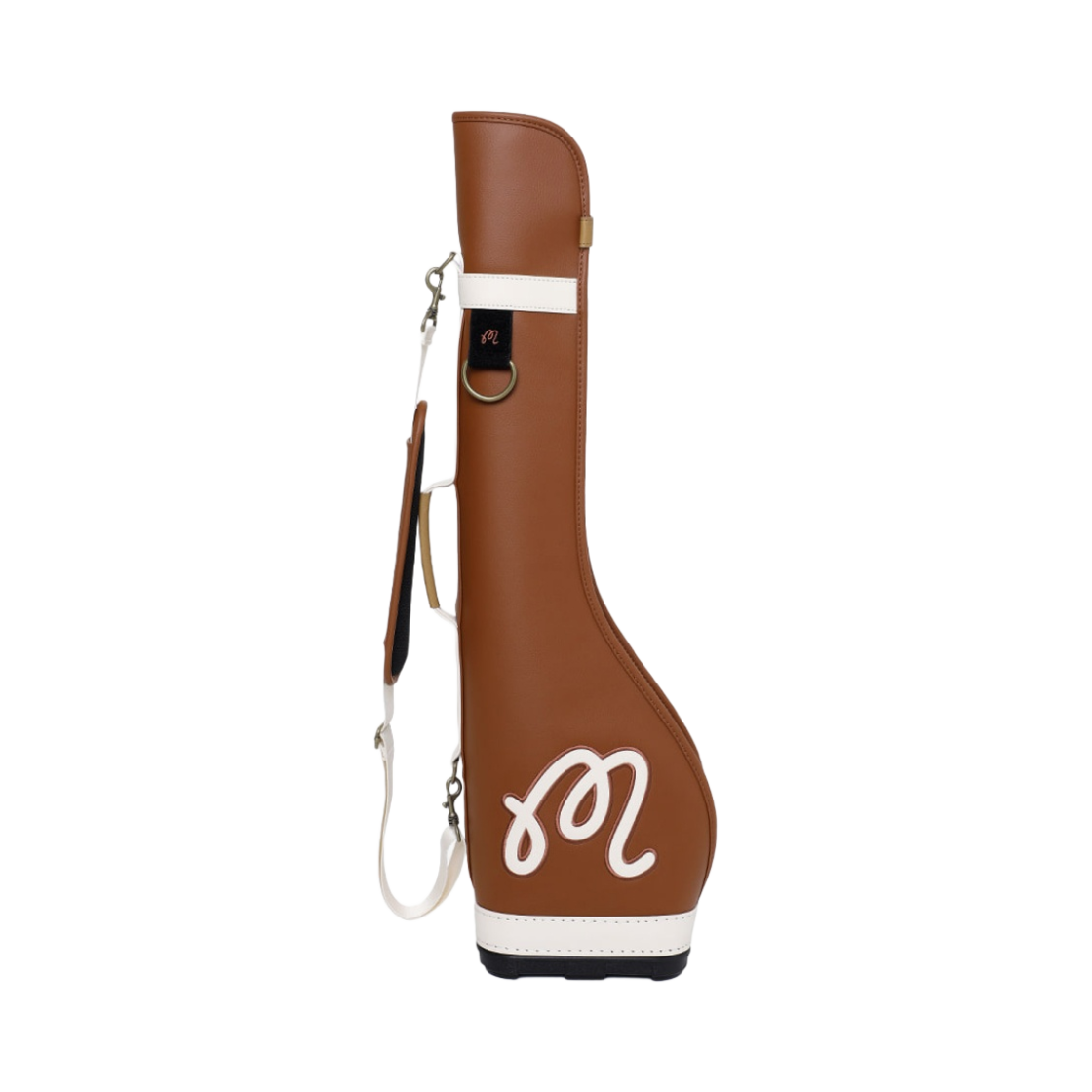 말본 골프 M 버킷 클래식 하프백 탄(Malbon Golf M Bucket Classic Half Bag Tan) - 2