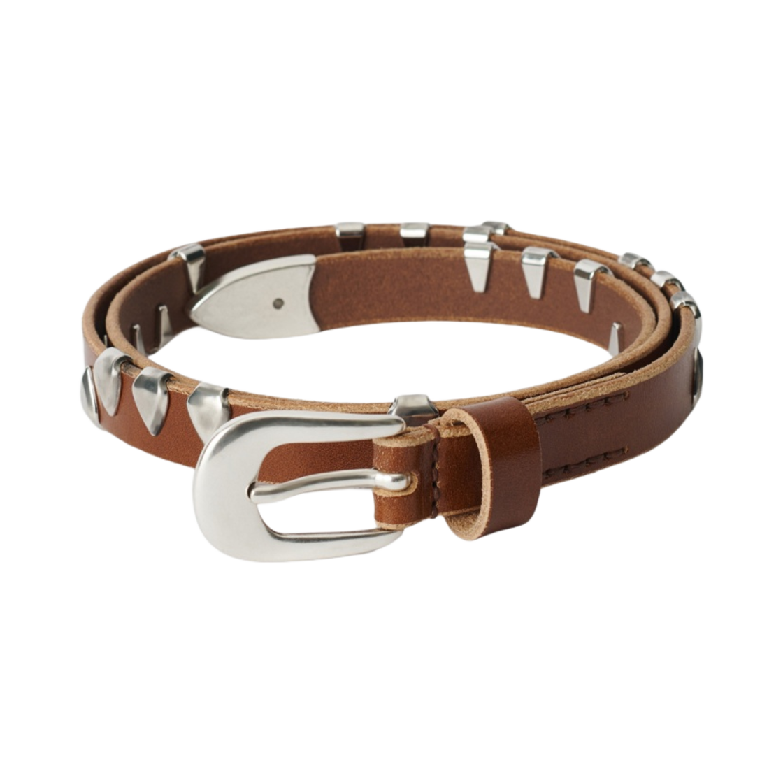 OurLegacy 2cm Claw Hazel Bridle Leather Our Legacy 2 cm Belt Claw