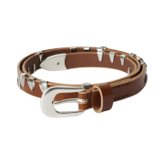 Our Legacy 2cm Belt Claw Hazel Bridle Leather