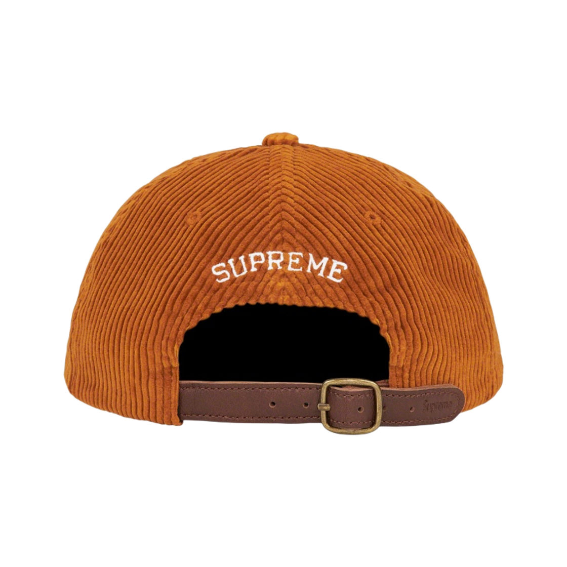 슈프림 스크립트 코듀로이 6-패널 캡 번트 오렌지 - 22FW(Supreme Script Corduroy 6-Panel Burnt Orange - 22FW) - 2