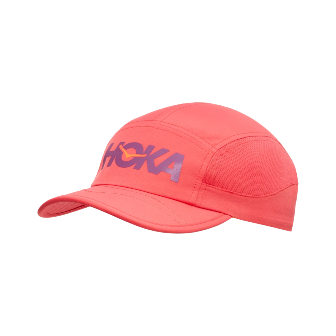 164330-BLK Hoka Run Hat Grapefruit