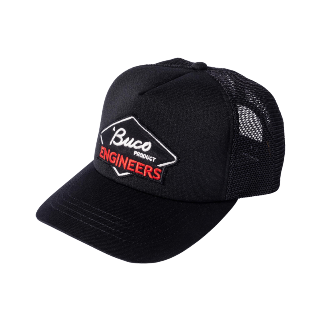 BA24003-030 The Real McCoy's Buco Engineers Mesh Cap Black