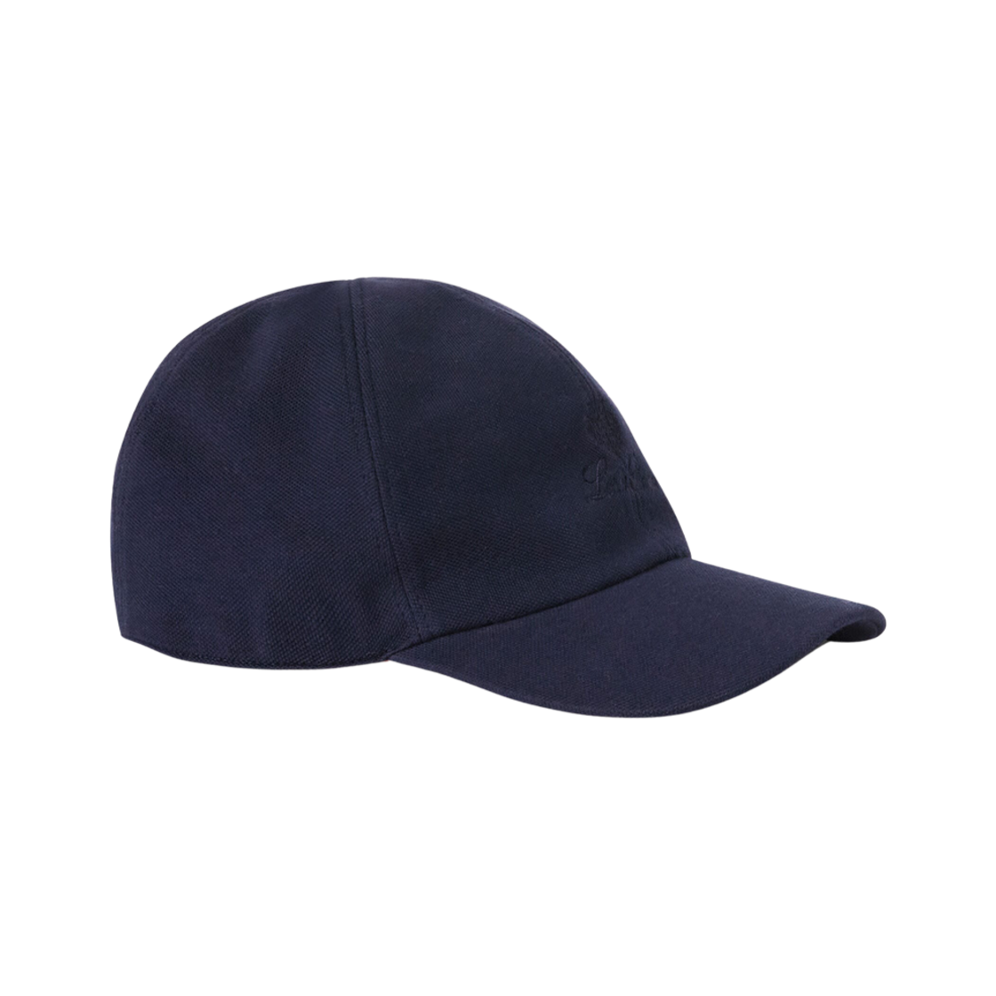 FAN9282-W000 Loro Piana Cotton Baseball Cap Blue Navy