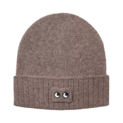 Uniqlo x Anya Hindmarch Cashmere Knit Beanie Brown