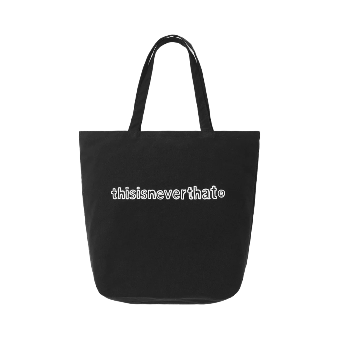 NG241WBATB01BLK Thisisneverthat x Naijel Graph Canvas Tote Bag Black