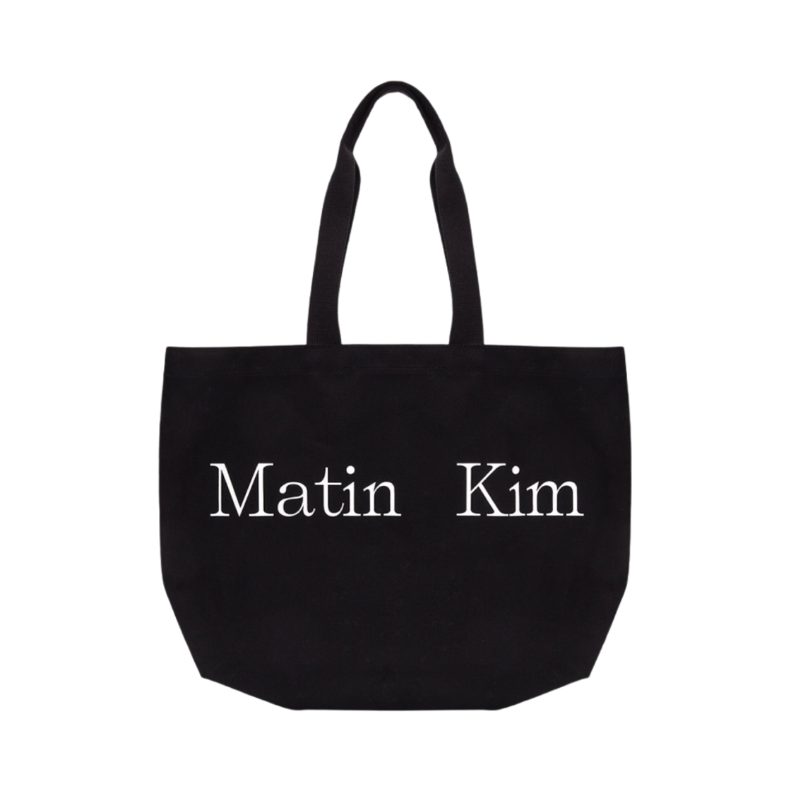 마뗑킴 마뗑 로고 에코백 블랙(Matin Kim Matin Logo Ecobag Black)