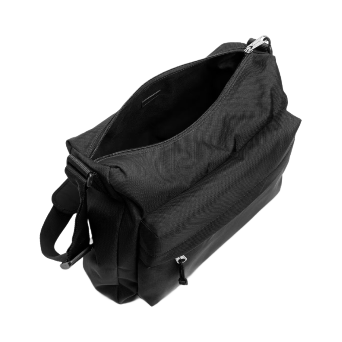 8271422ABOU1000 Balenciaga Explorer Hobo Messenger Bag Black - #4