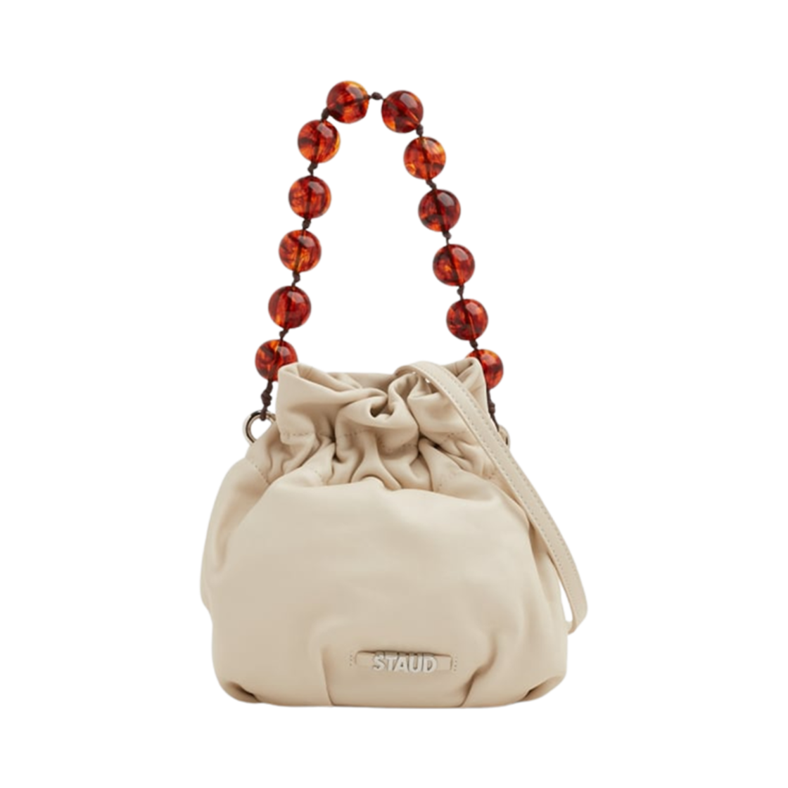 스타우드 그레이스 레진 크로스바디백 크림(Staud Grace Resin Crossbody Bag Cream)