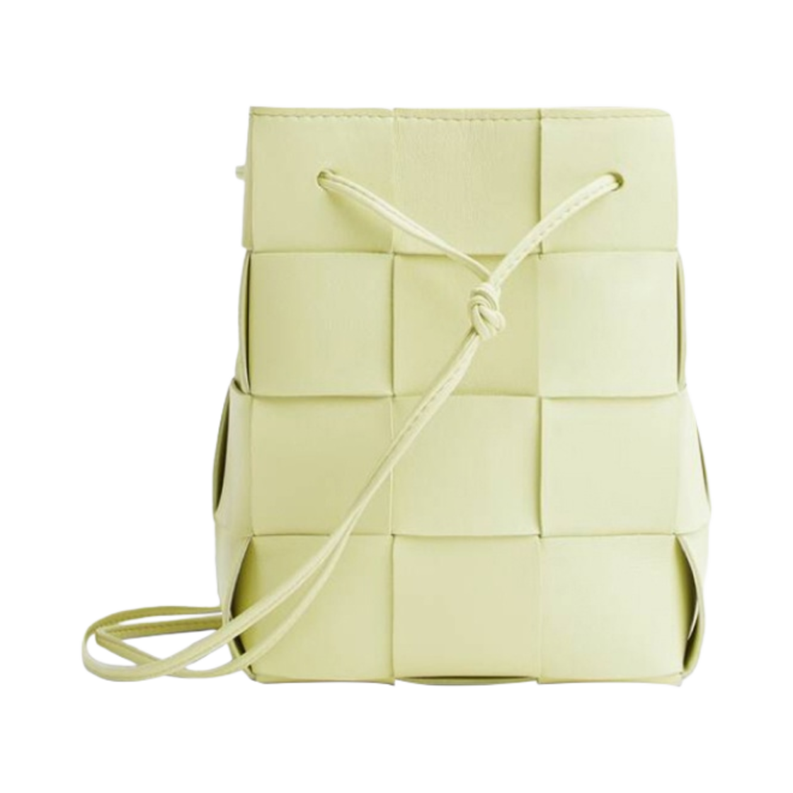 보테가 베네타 스몰 레더 카세트 버킷백 레몬 워시드(Bottega Veneta Small Leather Cassette Bucket Bag Lemon Washed) - 3