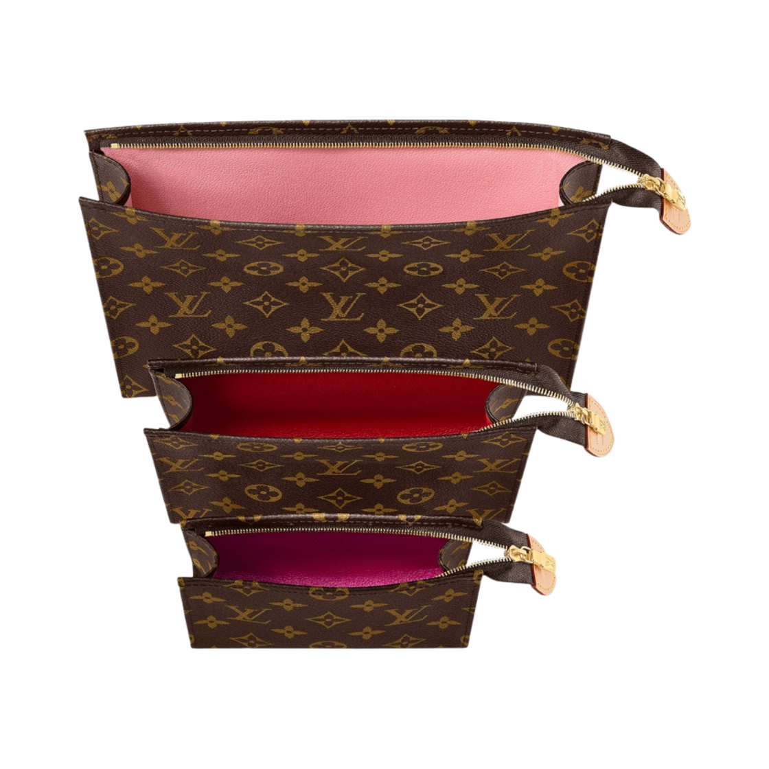 루이비통 트리오 토일렛 파우치 모노그램 코팅 캔버스(Louis Vuitton Trio Toilet Pouch Monogram Coated Canvas) - 2