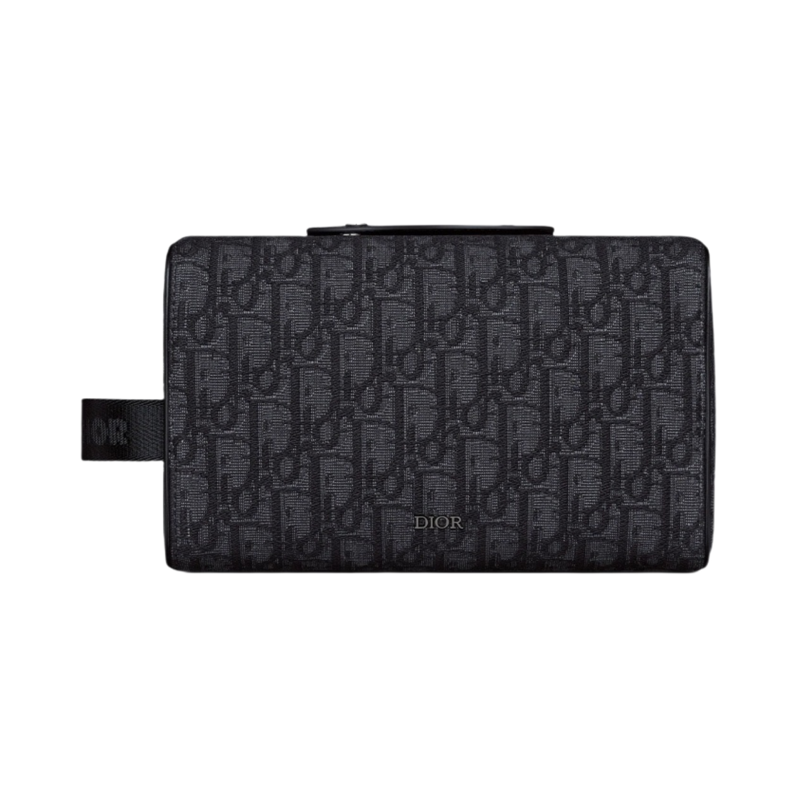 디올 링고 토일레트리 케이스 디올 오블리크 자카드 블랙(Dior Lingot Toiletry Case Dior Oblique Jacquard Black) - 1