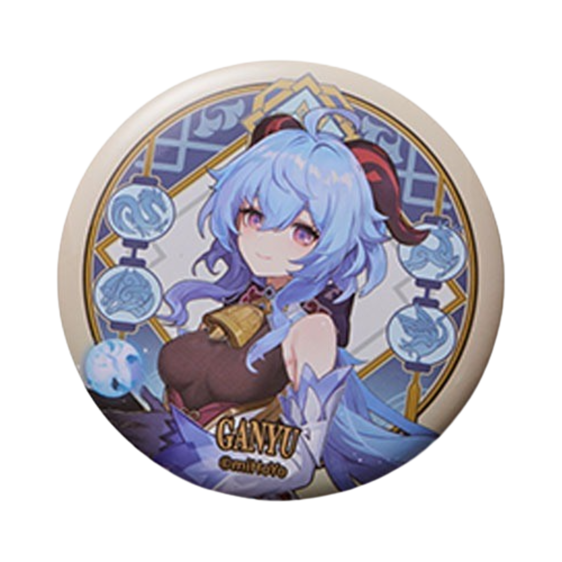 원신 캔뱃지 리월 감우(Genshin Badge Liyue Theme Ganyu)