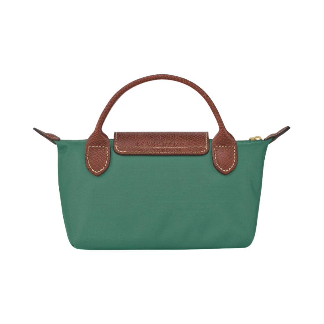 34175089P84 Longchamp Le Pliage Original Handle Pouch Sage - #3