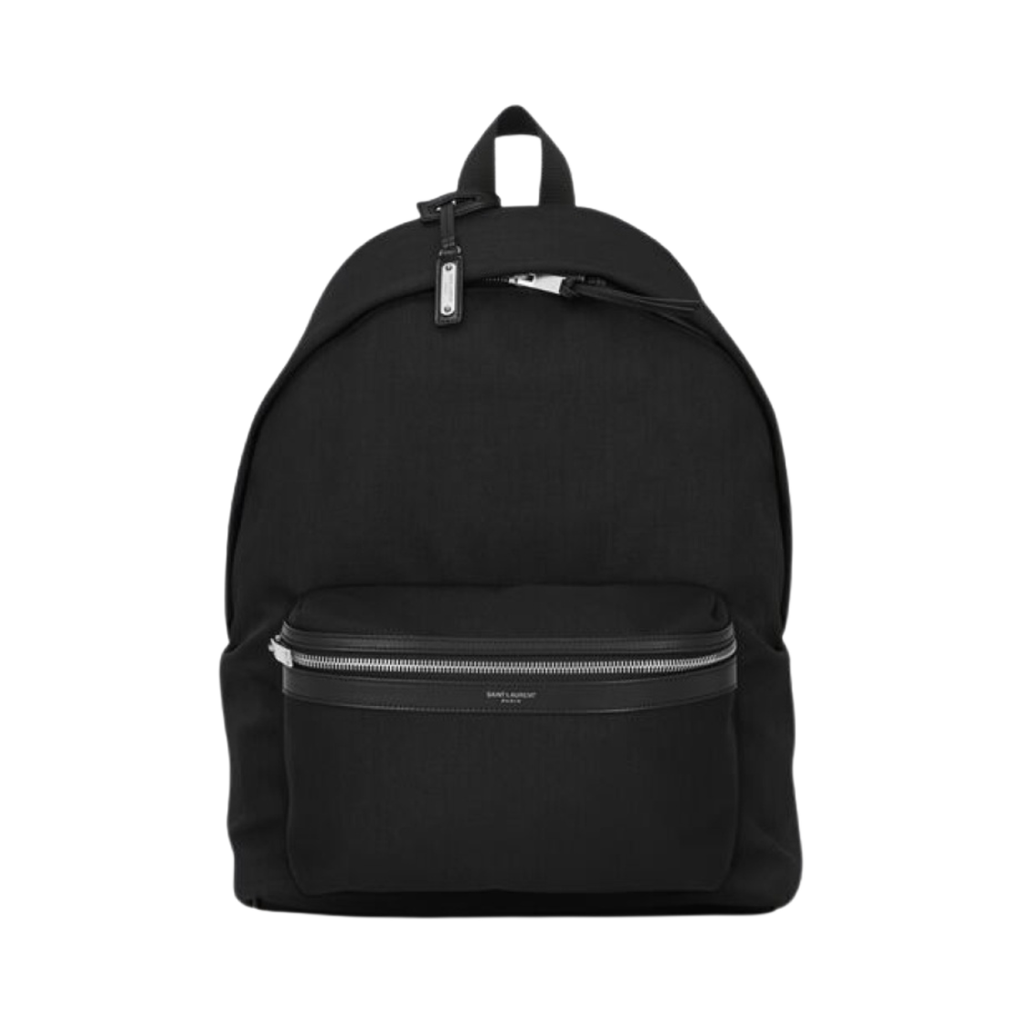 534967-GIV3F-1000 Saint Laurent City Backpack In Canvas Nylon And Leather Black