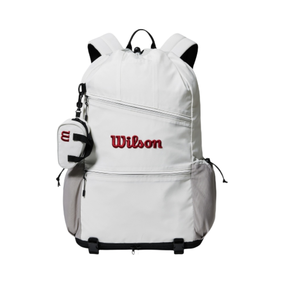 윌슨 테니스 드로우스트링 백팩 화이트(Wilson Tennis Drawstring Backpack White)