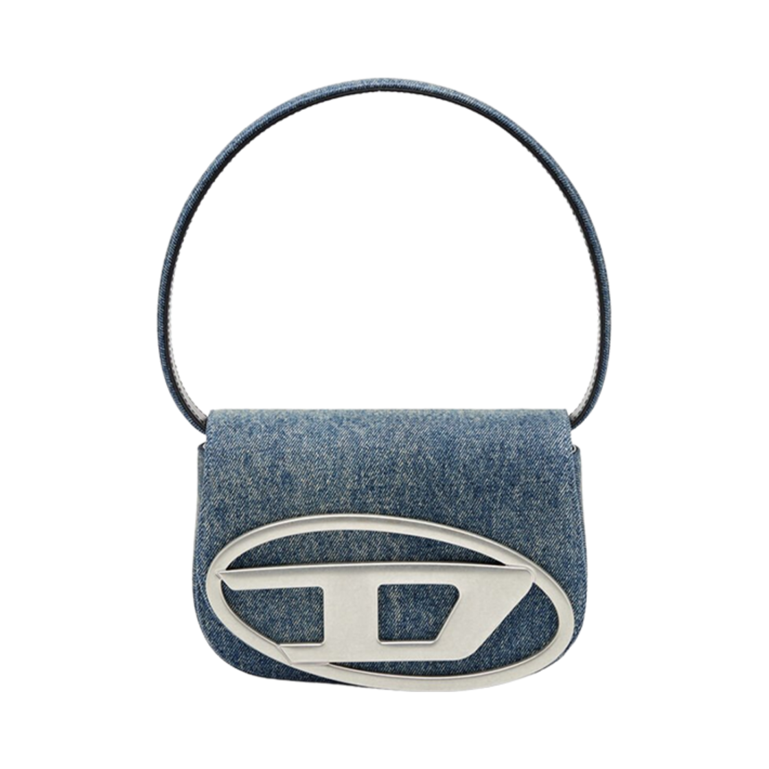 X08396P1730-H8457 Diesel 1DR Solarised Denim Iconic Shoulder Bag Blue