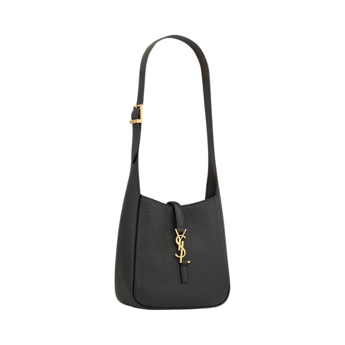 생로랑 르 5 A 7 서플 베이비 그레인 레더 블랙(Saint Laurent Le 5 À 7 Supple Baby In Grained Leather Black) - 4