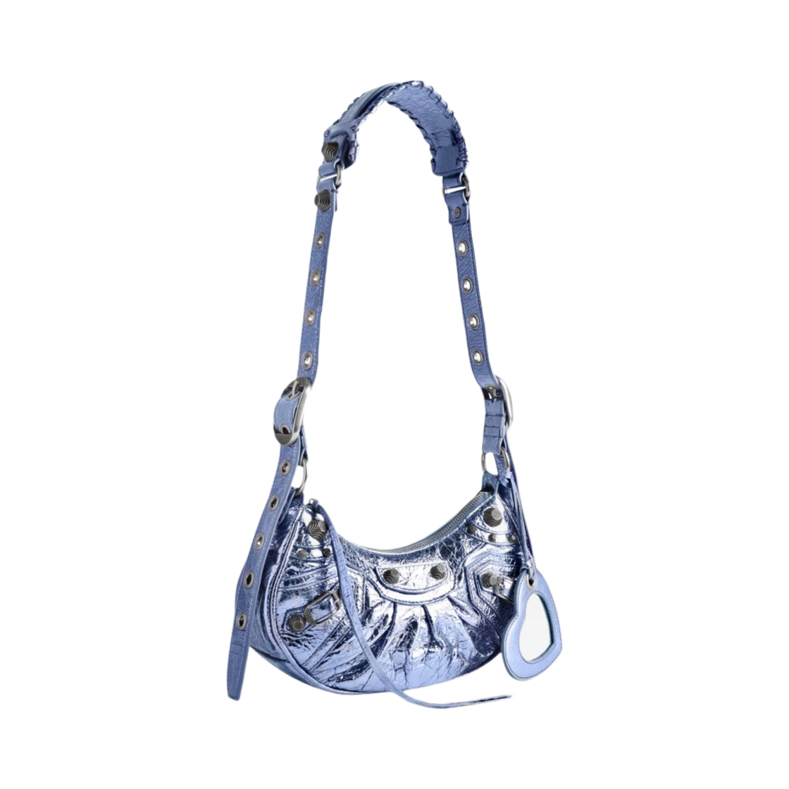 발렌시아가 르 카골 XS 숄더백 메탈라이즈드 퍼플(Balenciaga Le Cagole XS Shoulder Bag Metallized Purple) - 2