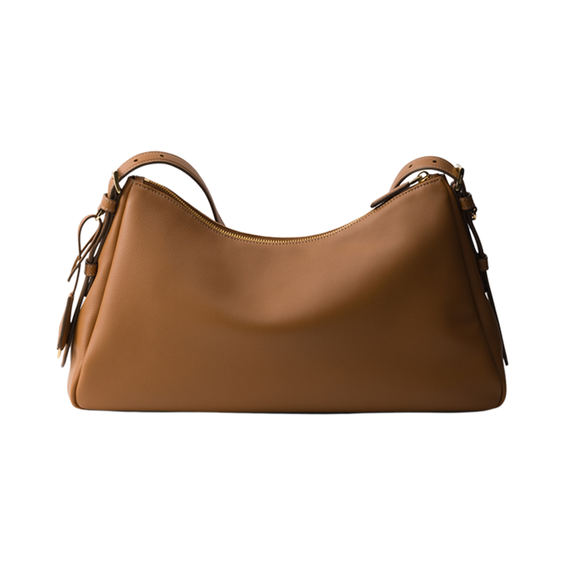 프라다 에이미 라지 레더 숄더백 카라멜(Prada Aimee Large Leather Shoulder Bag Caramel) - 3