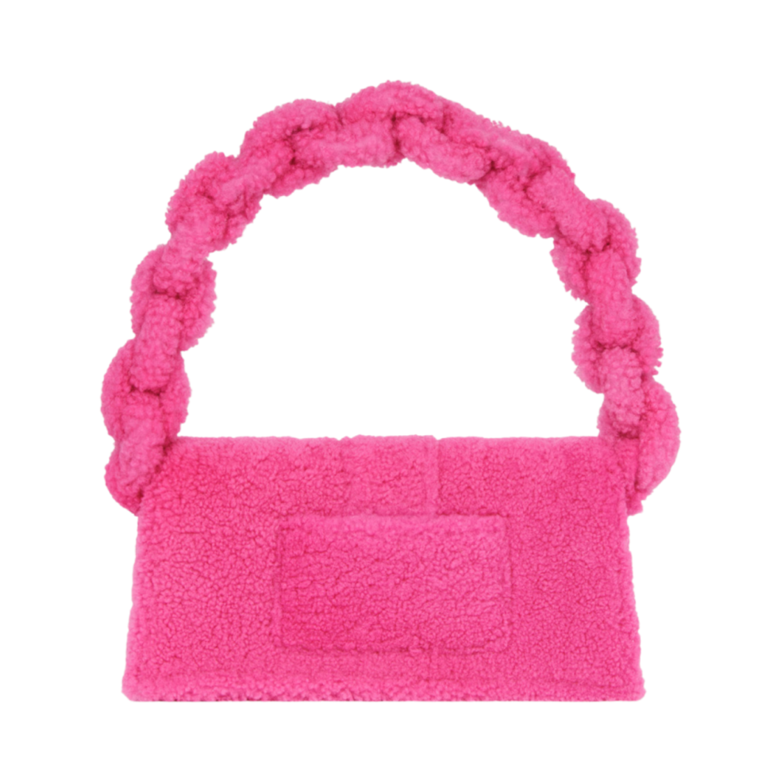 자크뮈스 르 밤비두 셔링 플랩백 핑크(Jacquemus Le Bambidou Shearling Flap Bag Pink) - 2